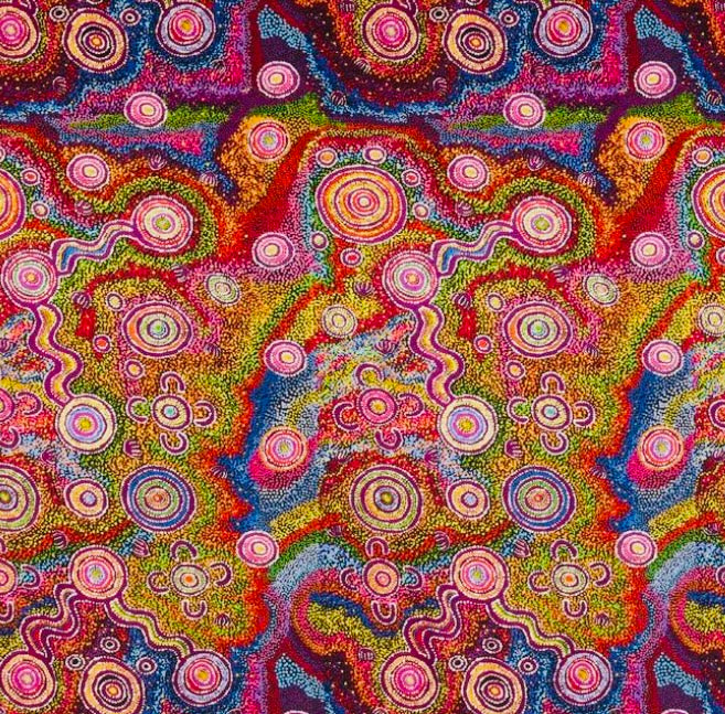 Large Scrunchie (First Nation Print)