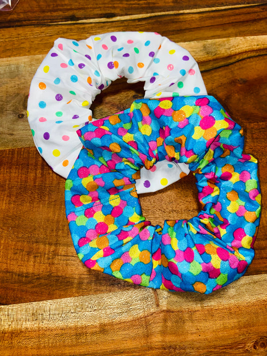 Large Scrunchie (Dots, Stars & Love Hearts Prints)