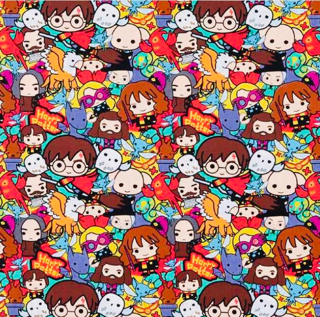 Small Scrunchie Character Print (Small Elastic)