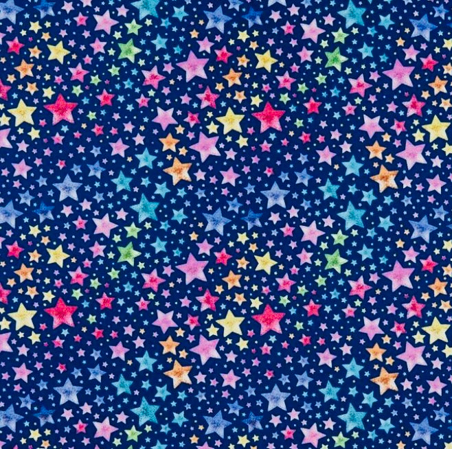 Small Scrunchie Dots, Stars & Love Hearts Prints (Small elastic)