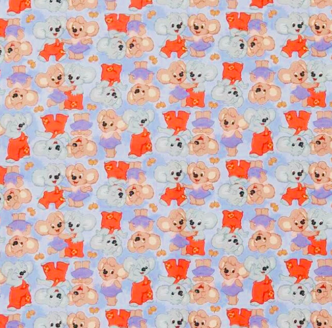 Small Scrunchie Character Print (Large Elastic)